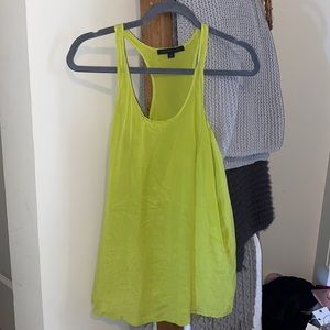 Beautiful green silk top 100% silk in great used condition